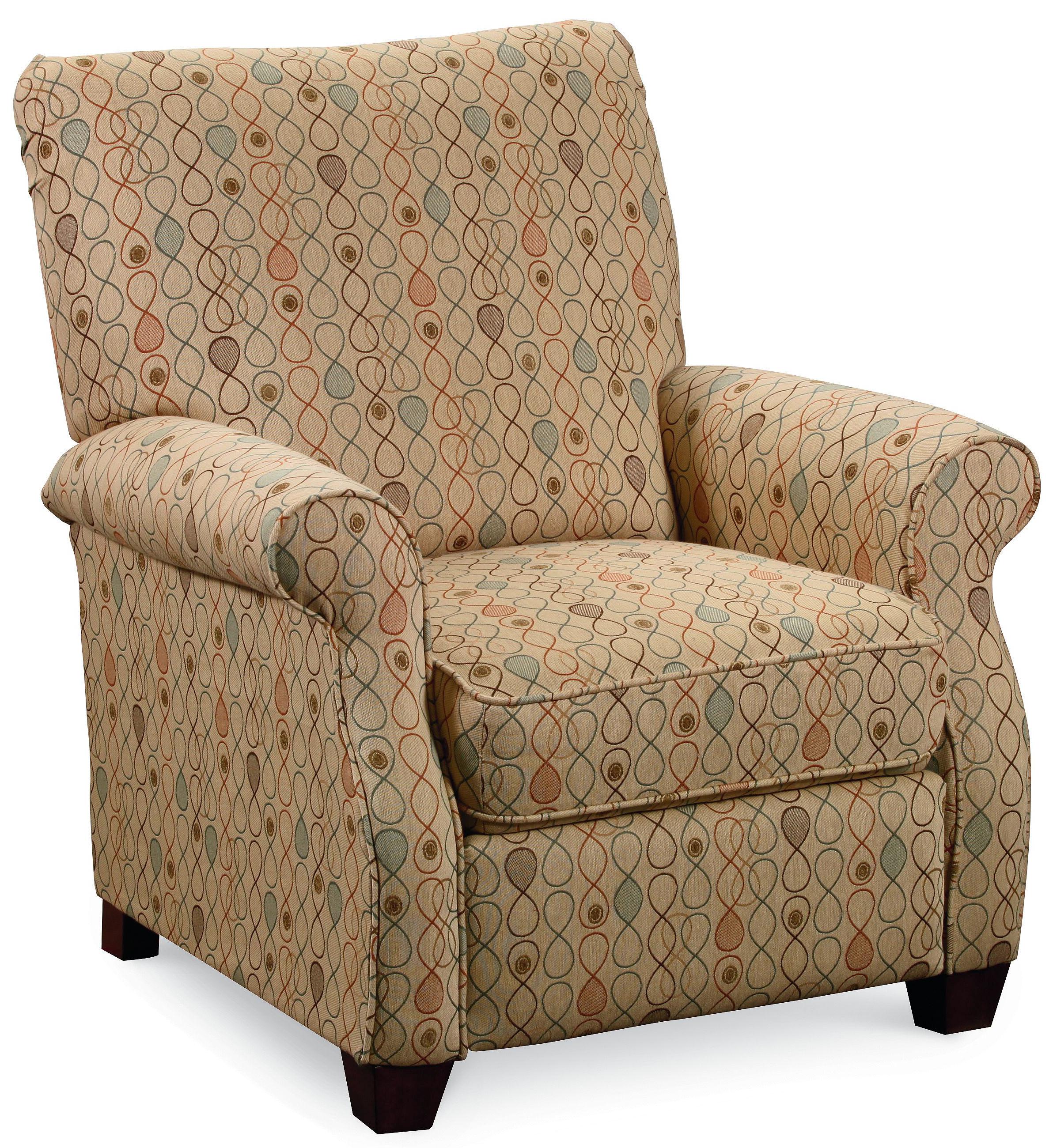 Lane Low Leg Recliners Casual Jill Loleg Recliner with Rolled Arms and